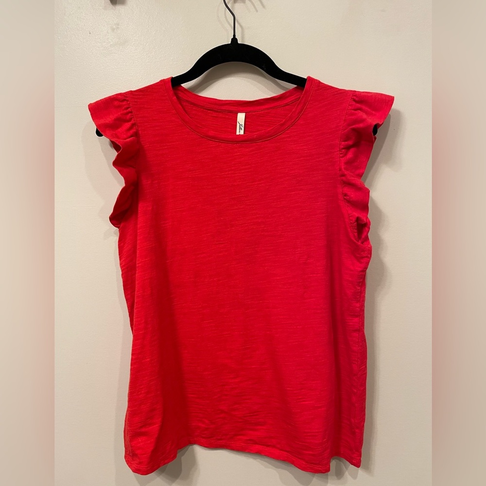 Red orange dress t shirt
